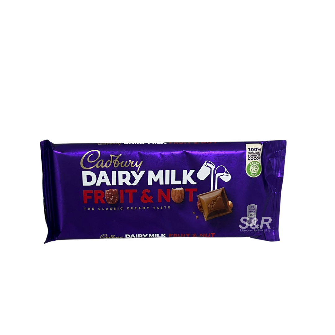 Cadbury Dairy Milk Fruit & Nut Chocolate Bar 180g
